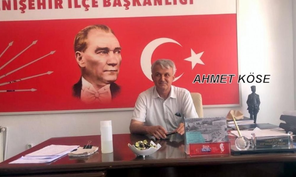CHP’DE AHMET KÖSE BAŞKANLIĞI BIRAKIYOR